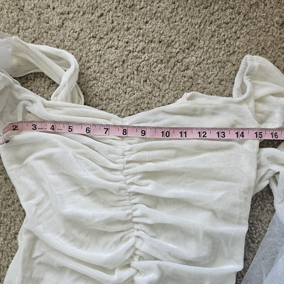 Fun Costumes Bride of Frankenstein Costum, Size Small With Choker - Picture 6 of 8